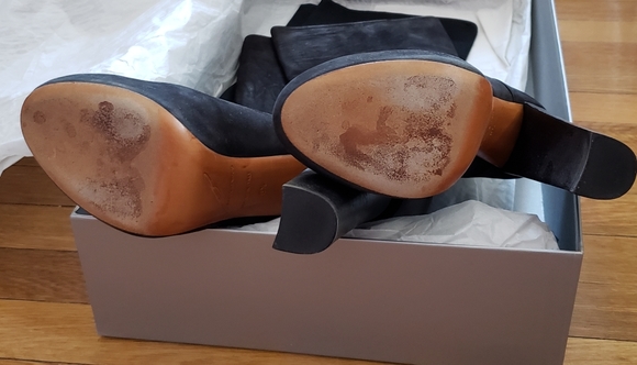 Brian Atwood Knee-high Suede boots - Picture 6 of 8